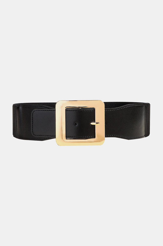 Alloy Buckle PU Leather Belt - Trendy by Luna