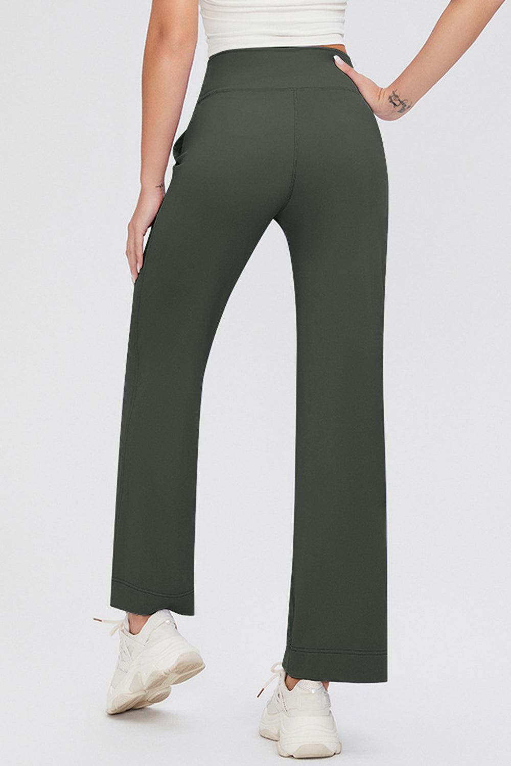 Basic Bae Full Size Drawstring High Waist Pants with Pockets - Trendy by Luna