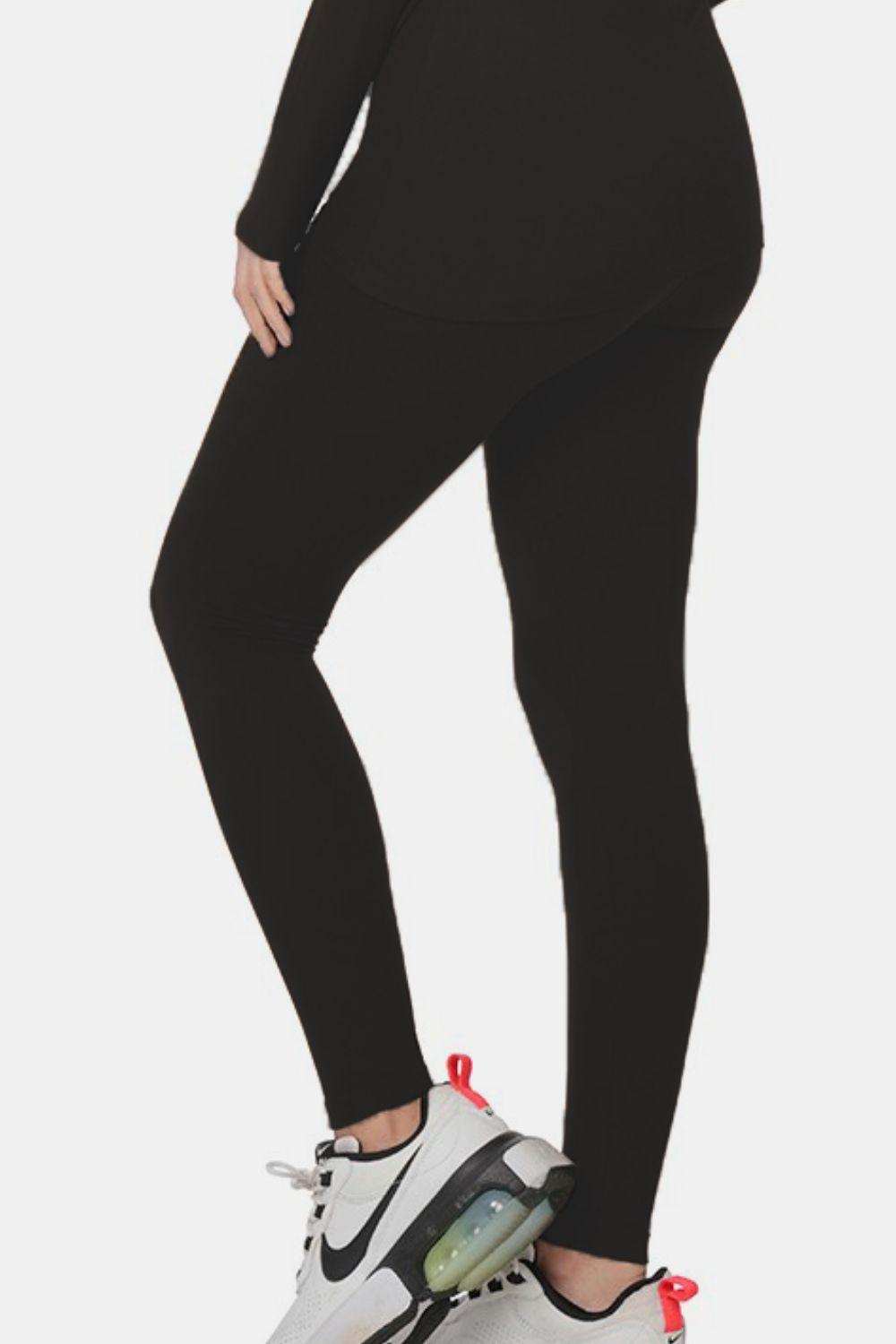 Zenana Full Size Turtleneck Top and Leggings Lounge Set - Trendy by Luna