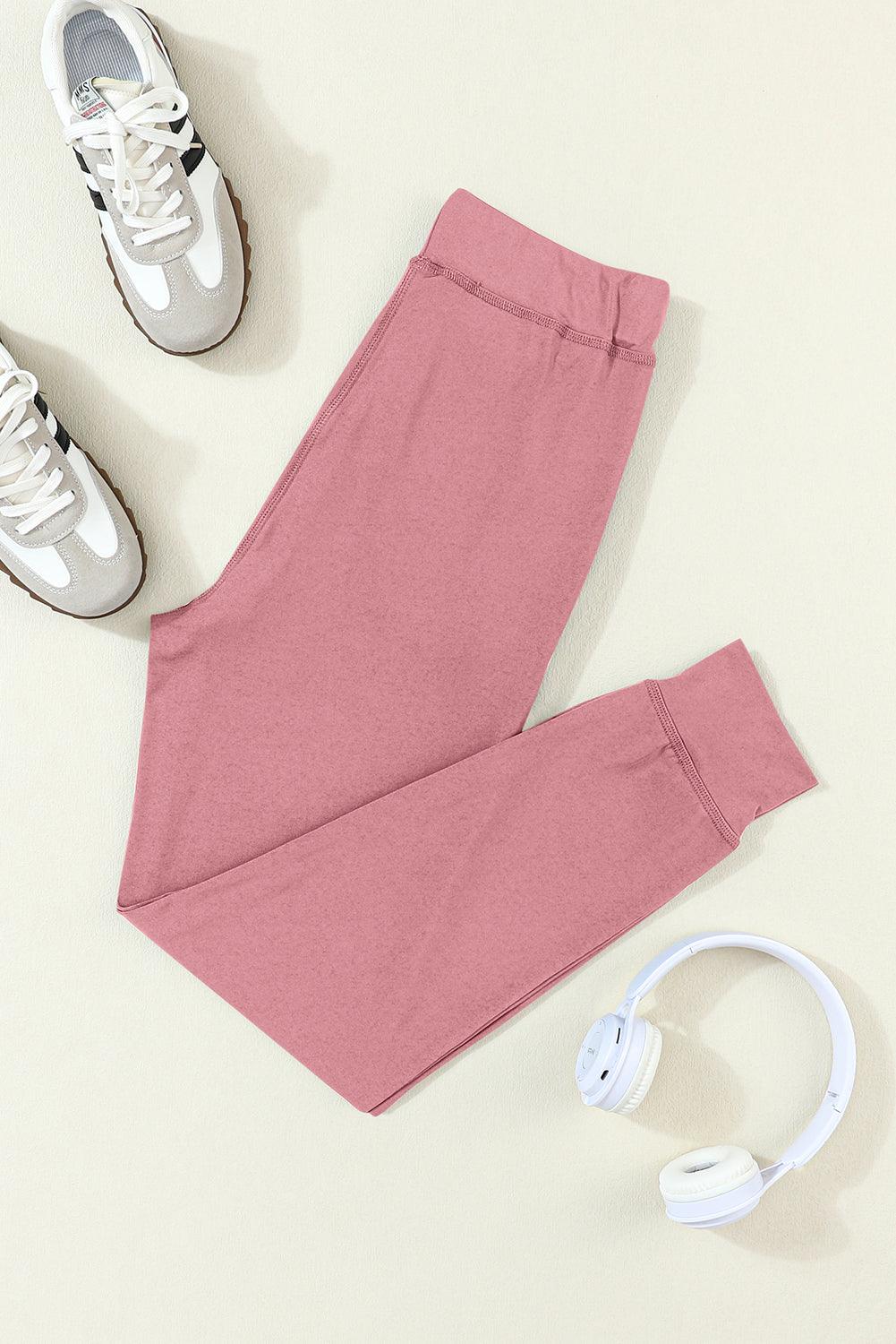 Drawstring Joggers with Pockets - Trendy by Luna