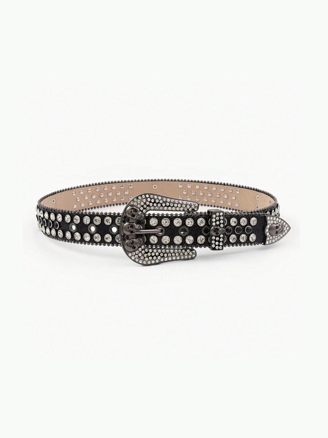 PU Leather Skull Belt - Trendy by Luna