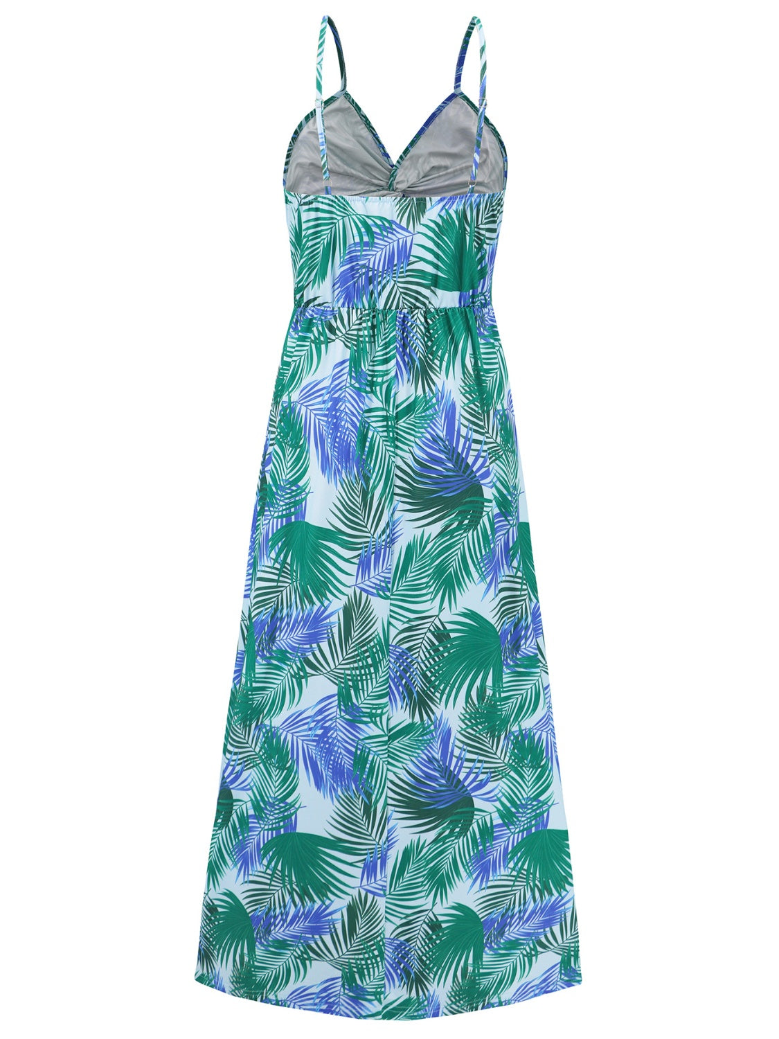 Twisted Printed V-Neck Cami Dress - Trendy by Luna