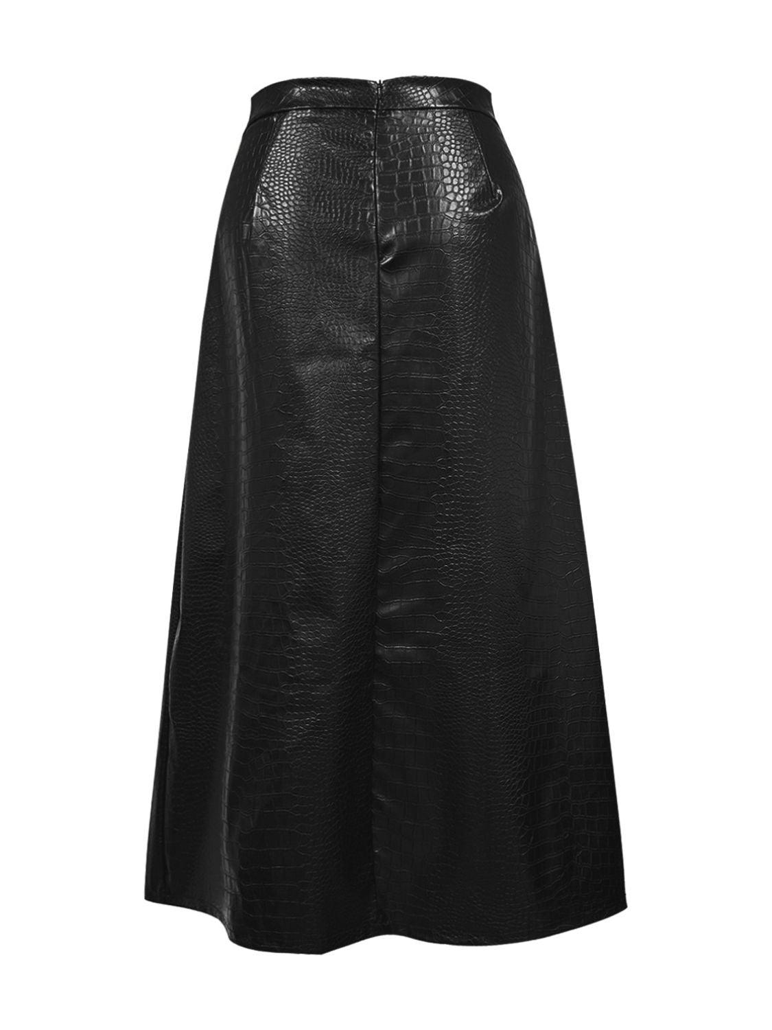 High Waist Midi Skirt - Trendy by Luna