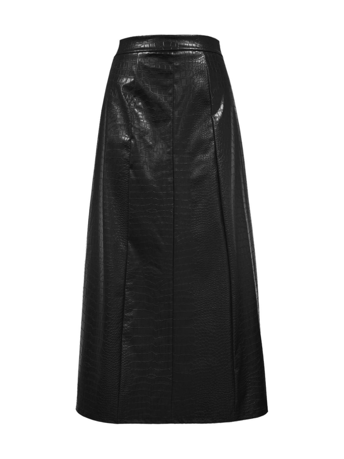 High Waist Midi Skirt - Trendy by Luna