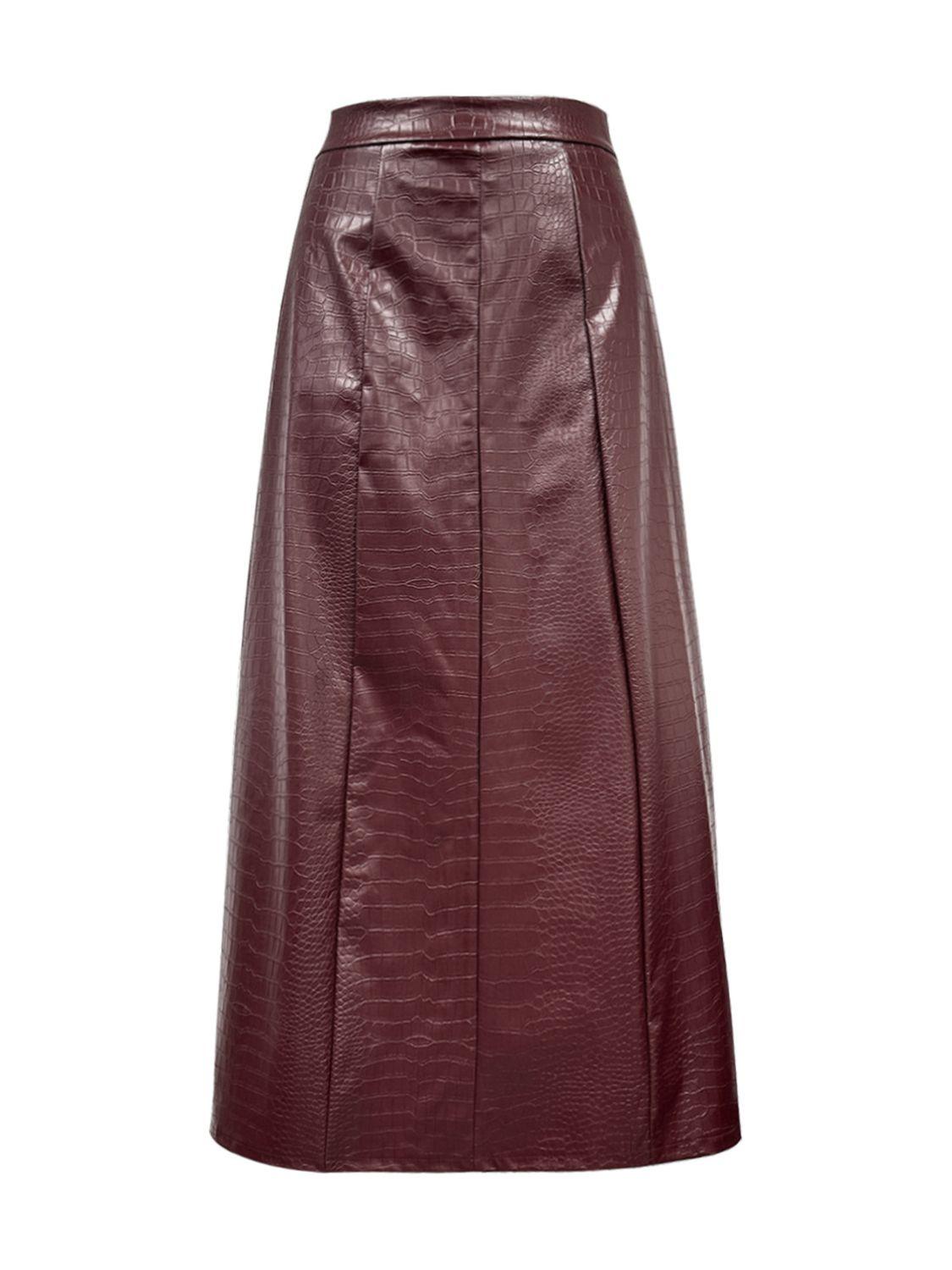 High Waist Midi Skirt - Trendy by Luna